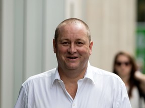Mike Ashley arriving in court earlier this month in London.