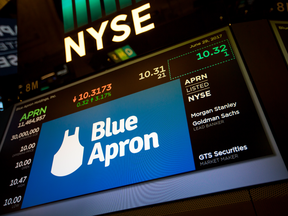 Meal-kit delivery company Blue Apron, which raised US$300 million in its IPO, has struggled as a public company.