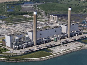 The Nanticoke generating station, in Ontario on the shoreline of Lake Erie, was built in 1973 and at one time was the largest coal-fired power generating station in North America.  The station, operated by Ontario Power Generation stopped using coal as fuel in 2013, and the station was later closed. Plans are in the works to establish a 40-megawatt solar farm at the site.