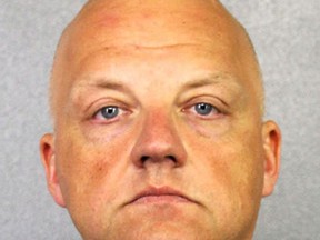 FILE - This January 2017 file photo provided by the Broward County Sheriff's Office shows German Volkswagen executive Oliver Schmidt. A court spokesman in Detroit said Tuesday, July 25, 2017, that Schmidt plans to plead guilty in the company's U.S. emissions scandal. Schmidt will appear in federal court on Aug. 4. He's been in custody since January when he was arrested while on vacation in Miami. (Broward County Sheriff's Office via AP, File)