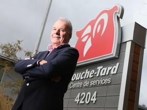 Alain Bouchard, chairman of Alimentation Couche-Tard stands outside the head office in Laval, 30 kms northwest of Montreal.