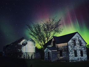 The aurora borealis as seen through the camera lens of Financial Post agriculture columnist Toban Dyck.