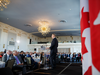 BMO Financial Group’s chief executive officer Bill Downe speaks to the Canadian Club of Toronto at the Omni King Edward Hotel in Toronto, Ontario on June 8, 2017.