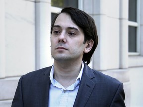FILE- In this June 26, 2017, file photo, former Turing Pharmaceuticals CEO Martin Shkreli arrives to federal court in New York. Prosecutors filed a motion in U.S. District Court on Monday, July 3, asking that Shkreli and attorneys for all parties refrain from making statements outside court. (AP Photo/Seth Wenig, File)
