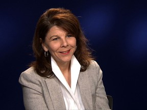 FILE - In this Friday, Feb. 19, 2016 file image made from video, Dr. Stacy L. Smith, of the USC Annenberg School for Communication and Journalism, appears during an interview in New York. A report to be released Monday, July 31, 2017, from the school said that women made up only about 31.4 percent of speaking characters from the 100 top-grossing fictional films of 2016. "Every year we're hopeful that we will actually see change," Smith told The Associated Press. "Unfortunately that hope has not quite been realized." (AP Photo/File)