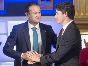 Trudeau meets Irish Taoiseach Leo Varadkar