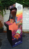 The custom-built cabinet for Way of the Passive Fist made by Household Games.