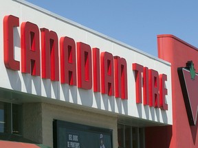 A Canadian Tire store is shown in Levis, Que., Monday, May 9, 2011.