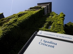 A University of Toronto building at 1 Spadina Crescent.