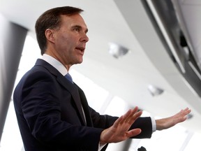 Finance Minister Bill Morneau's department says revenues hit $101.3 billion.