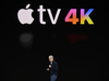 Tim Cook, chief executive officer of Apple, introduces the Apple TV 4K
