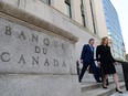 Stephen Poloz, Governor of the Bank of Canada, and Carolyn Wilkins, Senior Deputy Governor, seen at the Bank of Canada.