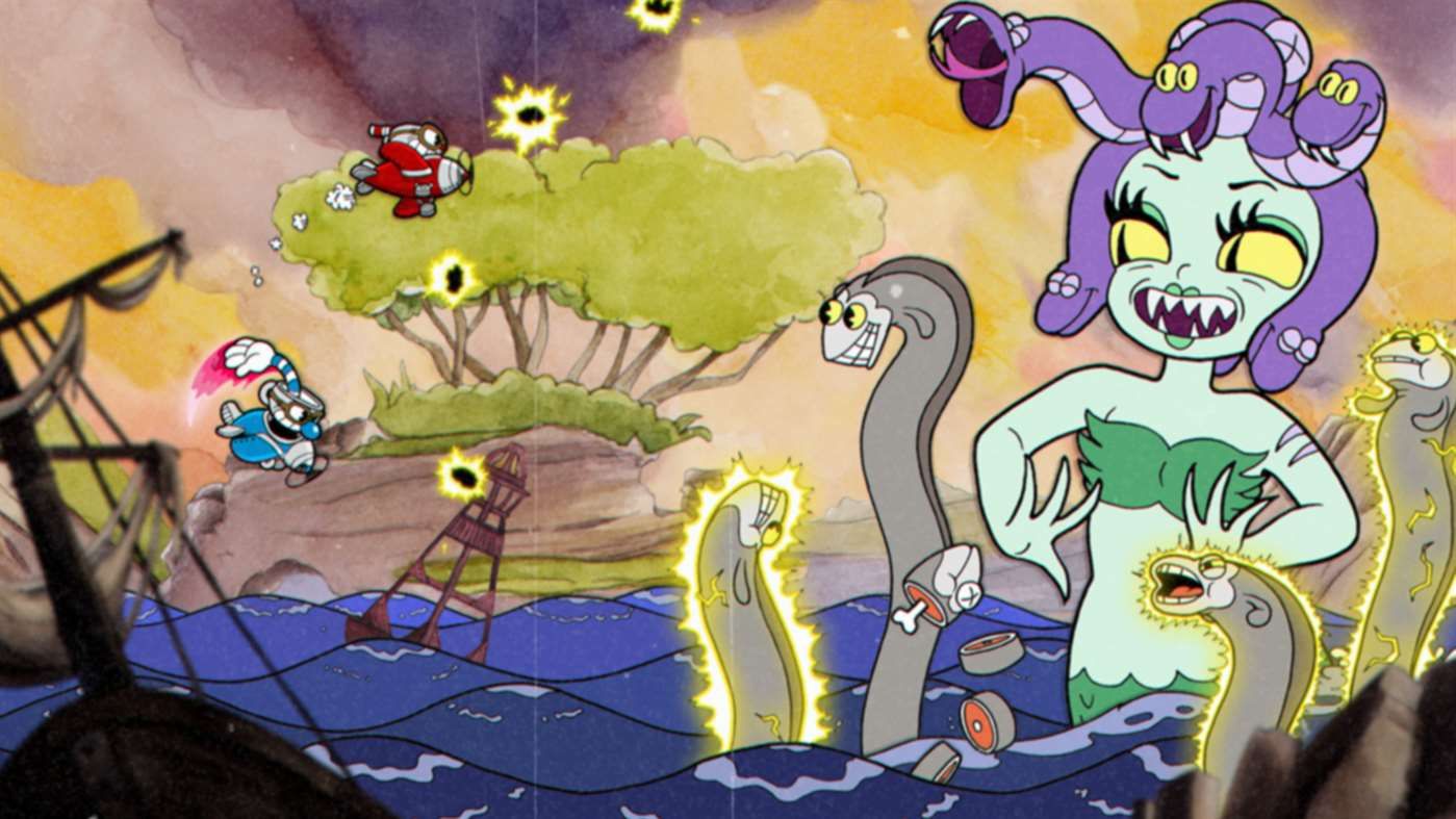 All Cutscenes (Base Game Story) - Cuphead 