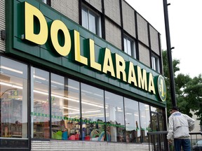 Dollarama says the higher per-share profit is mainly due to higher sales, which rose to $812.5 million, as well as higher margins and the company's share buyback program.