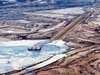 An oil sands facility seen from a helicopter near Fort McMurray, Alta.