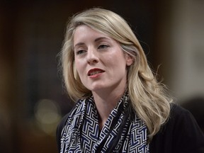 Heritage Minister Melanie Joly