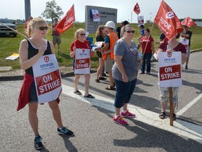 Employees at the General Motors CAMI assembly plant in Ingersoll are on strike.