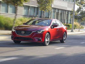 This photo provided by Mazda shows the Mazda 6, which has the right combination of looks, features and safety for a college student. (Morgan J. Segal/Courtesy of Mazda North America Operations via AP)