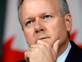 Bank of Canada governor Stephen Poloz will announce the rate decision today.