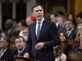 Finance Minister Bill Morneau delivers his fall economic statement in the House of Commons.
