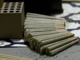 Pre-rolled marijuana cigarettes at GoodSinse Marijuana retail and cultivation facility in Fairbanks, Alaska.