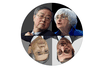 Central bank quartet, from top left clockwise: Zhou Xiaochuan, governor of the People's Bank of China, Janet Yellen, chair, U.S. Federal Reserve; Mario Draghi, European Central Bank, and Haruhiko Kuroda, governor of the Bank of Japan.