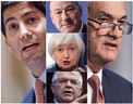 Donald Trump’s rumoured shortlist for chair of the Federal Reserve includes: left, Kevin Warsh, former Fed governor, right, Jerome Powell, current Fed board member, and centre from top, Gary Cohn, U.S. economic council director, Janet Yellen, current Fed chair whose term ends in February, and Stanford economist John Taylor.