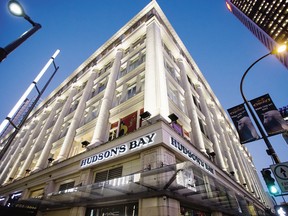 A Hudson's Bay Co. store in downtown Vancouver, British Columbia