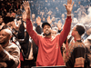 Performer and style influencer Kanye West : The “Kanye effect” has lifted Adidas past Nike as the sneaker to wear.