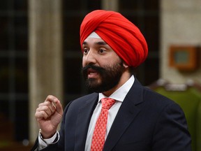 Innovation, Science and Economic Development Minister Navdeep Singh Bains .