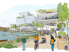 Artist's impression of the Quayside. Sidewalk Labs said it will be investing $50 million into Toronto's waterfront.
