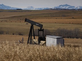 A de-commissioned pumpjack is shown at a well head on an oil and gas installation near Cremona, Alberta. Numbers recently published on Statistics Canada's online database show that between 2014 and 2016, the nation's economy generated $24 billion more output in nominal terms than first estimated.