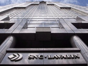 The offices of SNC Lavalin are seen in Montreal on Monday, March 26, 2012. One of the accused in an alleged fraud case involving former SNC-Lavalin executives in connection with a $1.3-billion contract for a Montreal superhospital is seeking a stay of proceedings. THE CANADIAN PRESS/Ryan Remiorz