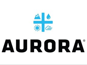 Aurora Cannabis Inc. (TSX:ACB) logo is seen in this undated handout photo. Licensed marijuana producer Aurora Cannabis Inc. (TSX:ACB) has proposed an acquisition of CanniMed Therapeutics Inc. (TSX:CMED) that offers shareholders a 57 per cent premium. THE CANADIAN PRESS/HO, Aurora Canabis Inc. *MANDATORY CREDIT*