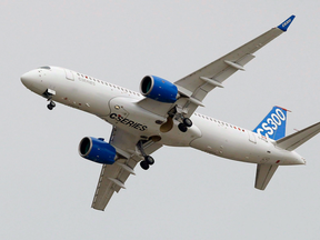 Bombardier Inc announced Thursday it has signed a letter of intent with an unidentified European customer for a firm order of 31 CSeries aircraft and options for an additional 30 jets.
