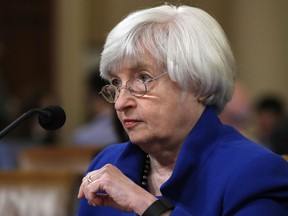 Federal Reserve Chair Janet Yellen attends a hearing of the Federal Reserve Board Joint Economic Committee, Wednesday, Nov. 29, 2017, on Capitol Hill in Washington. (AP Photo/Jacquelyn Martin)