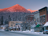 Rossland, B.C. at the foot of Red Mountain ski resort.
