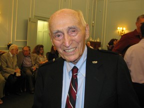 Dr. Charles Godfrey recently celebrated his 100th birthday at the Faculty Club on the University of Toronto campus.