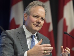 Governor of the Bank of Canada Stephen Poloz speaks to reporters during a press conference following the release of the Financial Systems Review in Ottawa on Tuesday, Nov. 28, 2017. THE CANADIAN PRESS/Justin Tang