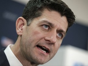 FILE - In this Nov. 14, 2017, file photo, Speaker of the House Paul Ryan, R-Wis., speaks during a news conference on Capitol Hill in Washington. Opponents call the estate tax the "death tax" and say it taxes someone twice, first when they earn the money and again after they die. Ryan, one who has long argued for eliminating the tax, called this "unfair" and said in a recent interview with Fox News that the government shouldn't stop people from passing their life's work to their kids. He and other opponents of the tax say it also inhibits job growth because it kills small businesses. (AP Photo/J. Scott Applewhite, File)
