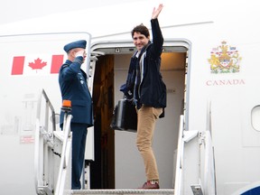 Prime Minister Justin Trudeau departs Vancouver, B.C. on Saturday, Dec. 2, 2017., on route to China.