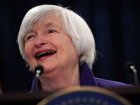 Federal Reserve Chair Janet Yellen raised the interest rate by a quarter point to 1.5% Wednesday.