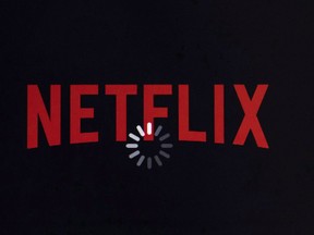 The Netflix logo is displayed on an iPhone in Philadelphia on July 17, 2017.