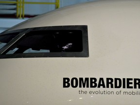 A Bombardier Global 7000 aircraft mock up is shown in Toronto on Tuesday, November 3, 2015. The bitter dispute between Bombardier and Boeing will enter a critical phase next week, when the two aerospace rivals appear before an all-important trade tribunal, whose ruling will ultimately decide the fight.