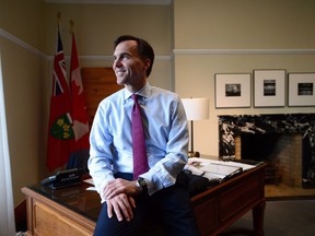 Minister of Finance Bill Morneau is pictured in his office on Parliament Hill in Ottawa on June 6, 2017.