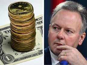 The Canadian dollar rose Thursday with odds the Bank of Canada governor Stephen Poloz would raise the interest rate earlier than expected.
