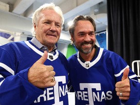 Leafs alumni Darcy Tucker and Darryl Sittler