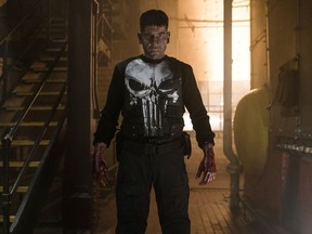 This image released by Netflix shows Jon Bernthal as Frank Castle in "Marvel's The Punisher," one of the many series based on comic books, currently streaming on Netflix.