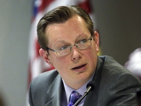 FILE - This May 3, 2013 file photo shows Nevada state Sen. Ben Kieckhefer, R-Reno, at the Legislative Building in Carson City. Kieckhefer, voted at least six times in 2017 to advance measures benefiting clients of the law firm where he works as director of client relations. State lawmakers around the country have introduced and supported policies that help their own businesses, their employers and sometimes their personal finances, according to an analysis of financial disclosure forms and legislative votes by the Center for Public Integrity and The Associated Press.