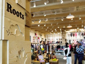 The Roots 'Cabin' store at Yorkdale Shopping Centre in Toronto.
